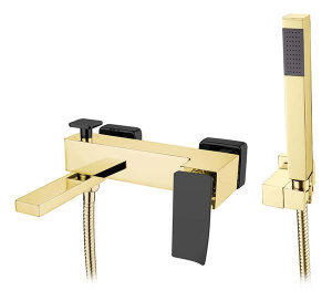 Смеситель для ванны Boheme Q 143-GB.2 Gold Black