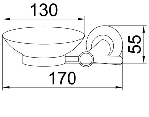 Мыльница Boheme Puro 10703