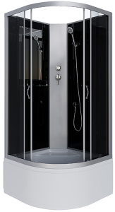 Душевая кабина Niagara Classic NG-2507-14BK / NG-2508-14BK / NG-2509-14BK, 100х100, тонированный