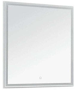Зеркало Aquanet Nova Lite 50 / 60 / 75 / 90 / 100 Led белый глянец, 50х80, белый глянец
