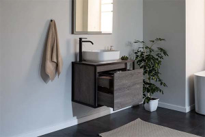 Тумба под умывальник Aquanet Nova Lite Loft 75 / 90 дуб рошелье, 75, дуб рошелье