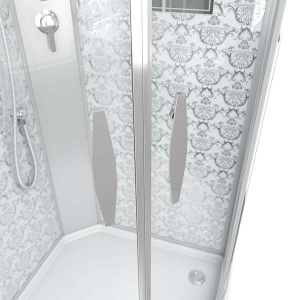 Душевая кабина Niagara NG-7715WBK, 90х90, прозрачный