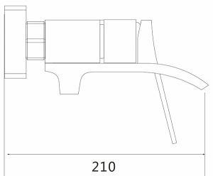 Смеситель для ванны Shevanik S4002C