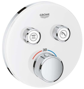 Смеситель встраиваемый Grohe Grohtherm SmartControl	29151LS0 термостатический, белая луна