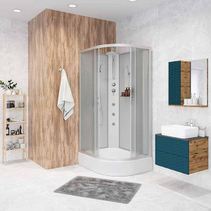 Душевая кабина Niagara Classic NG-33184-14BKTG / NG-33194-14BKTG, 110х80, матовый