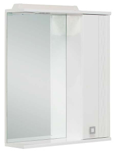 Шкаф-зеркало Onika Лига 52 / 60.01, 60х71, белый