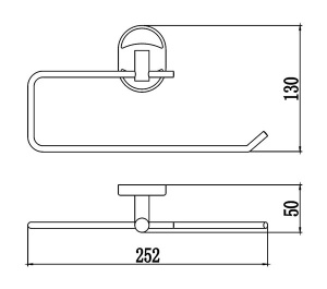 Держатель для бумажных полотенец Savol S-L07052