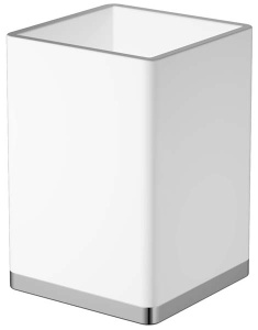 Стакан Boheme 10961-W-CR / 10961-W-G, белый, золото