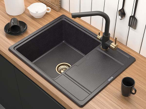 Смеситель для кухонной мойки Paulmark Essen Es213011-401BR с подключением к фильтру воды