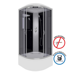 Душевая кабина Niagara Classic NG-2507-14, 80х80, тонированный