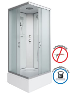 Душевая кабина Niagara NG-1108-14, 90х90, матовый
