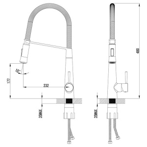 Смеситель для кухонной мойки Lemark Soul LM6002C
