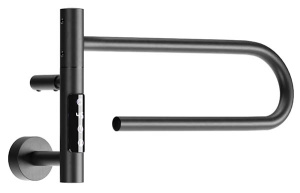 Полотенцесушитель Gloss&Reiter Smart E2 L R1 Муар Black CM1 электрический (таймер)