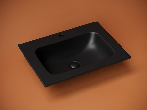 Умывальник CeramicaNova Grace CN7011MB / CN7012MB / CN7019MB / CN7013MB / CN7017MB, 101х46, черный матовый