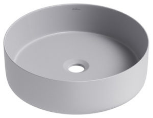 Умывальник Wellsee Coax 323506000 / 323509000 / 323512000, 30х30, серый матовый