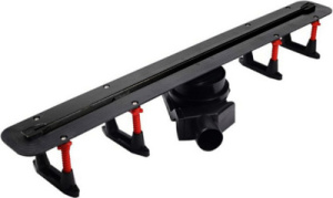 Душевой трап Pestan Confluo Slim Line 550 / 650 / 750 / 850 / 950 Black Matte, 55 см