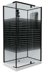 Душевая кабина Grossman GR272QL / GR272QR, 120х80 L, прозрачный с рисунком