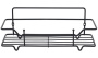 Полка Milardo Grid GRICS1BM44