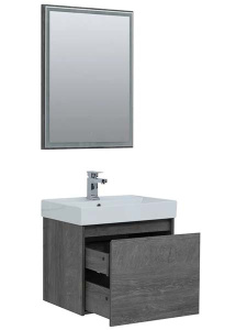 Комплект мебели Aquanet Nova Lite 60 / 75 1+1 ящик дуб рошелье, 60, дуб рошелье