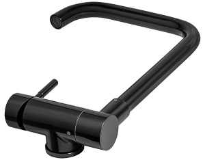 Смеситель для кухонной мойки Arfeka AF FSS304 Black Grafit