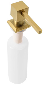Дозатор для моющих средств Rea gold matt square BAT-05009