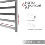 Полотенцесушитель Terminus Ното с полкой П8