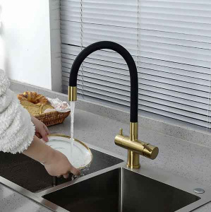 Смеситель для кухонной мойки Gappo G4398-33 под фильтр