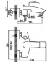 Смеситель для ванны Wisent WG3243