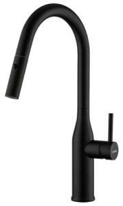 Смеситель для кухонной мойки Gappo G4398-41 / G4398-46, черный матовый