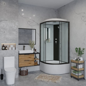Душевая кабина Niagara NG-6707-14 / NG-6708-14 / NG-6709-14, 100х100, прозрачный