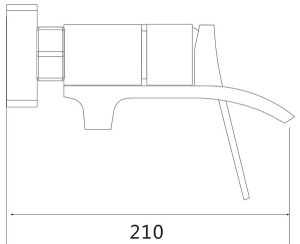 Смеситель для ванны Shevanik S4002G