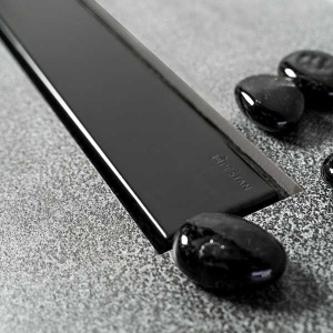Душевой трап Pestan Confluo Frameless Line 350 / 450 / 550 / 650 / 750 / 850 / 950 Matte Black, 30 см