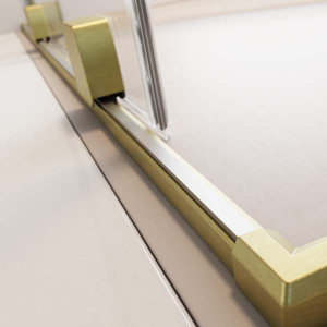 Душевая шторка на ванну Radaway Furo Brushed Gold PND II Door