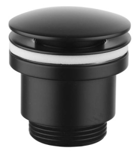 Донный клапан Lemark LM8500BL / LM8500GM, черный