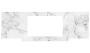 Столешница Belux Кастилия 1700 мрамор белый П-05