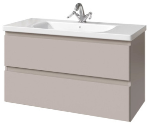 Тумба под умывальник Caprigo Forte 65 36110-SF022 / 80 36112-SF022 / 90 36113-SF022 / 100 36114-SF022 / 120 36116-SF022, 100, коричневый матовый