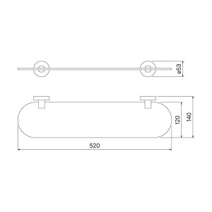 Полка Iddis Sena SENSSG0i44