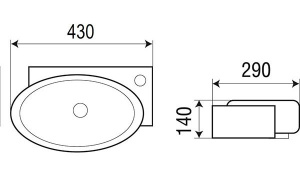 Умывальник WeltWasser WW Aisbach 5011 R