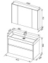 Комплект мебели Aquanet Бруклин 100