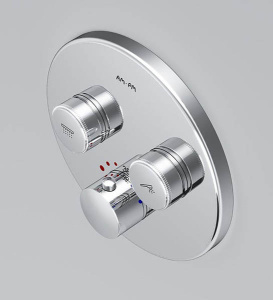 Смеситель встраиваемый AM.PM Inspire V2.0 TouchReel F50A85700 термостатический, хром