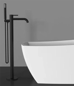 Смеситель для ванны Vincea Desire VTF-1DMB напольный
