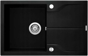 Кухонная мойка Deante Andante ZQN-2113 / ZQN-5113 / ZQN-7113 / ZQN-A113 / ZQN-G113 / ZQN-S113 / ZQN-T113 / ZQN-N113, 78х49/графитовый