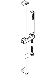 Душевой гарнитур Grohe Euphoria Cube+ Stick 27891000
