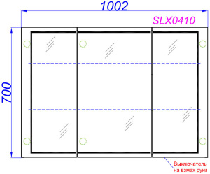 Шкаф-зеркало Aqwella Simplex 100 / 120