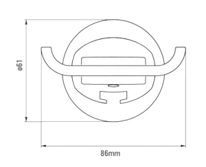 Крючок Deante Easy Fix ANH 002K