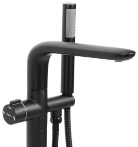 Смеситель для ванны Rea Clark black REA-B5300 напольный