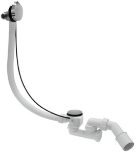Сифон для ванны McAlpine HCN3100CB-15MM, хром