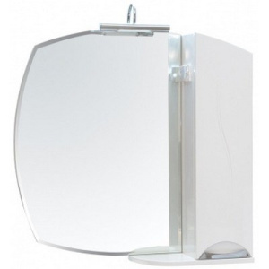 Зеркало для ванной Аква Родос ГЛОРИЯ ZGLP 75 правое в комплекте с подсветкой OMEGA (Украина)
