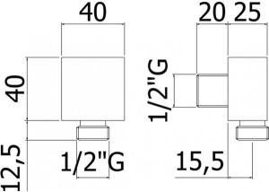 Шланговое подключение Paffoni Level ZACC238NO