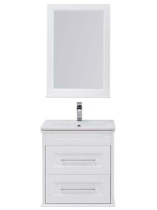 Комплект мебели Aquanet Бостон М 60 / 80 / 100 Flat, 100, белый матовый